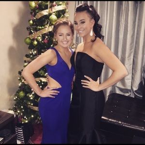 Jovani Blue Prom Dress Size 2